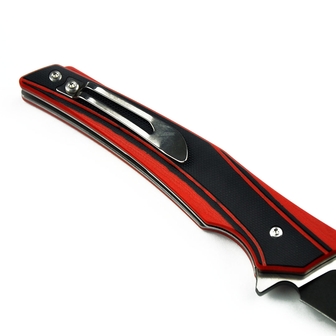 Maxace Knives 游侠 XW42钢 G10柄 黑红 258