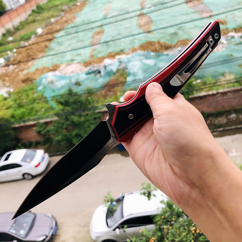 Maxace Knives 游侠 XW42钢 G10柄 黑红 258