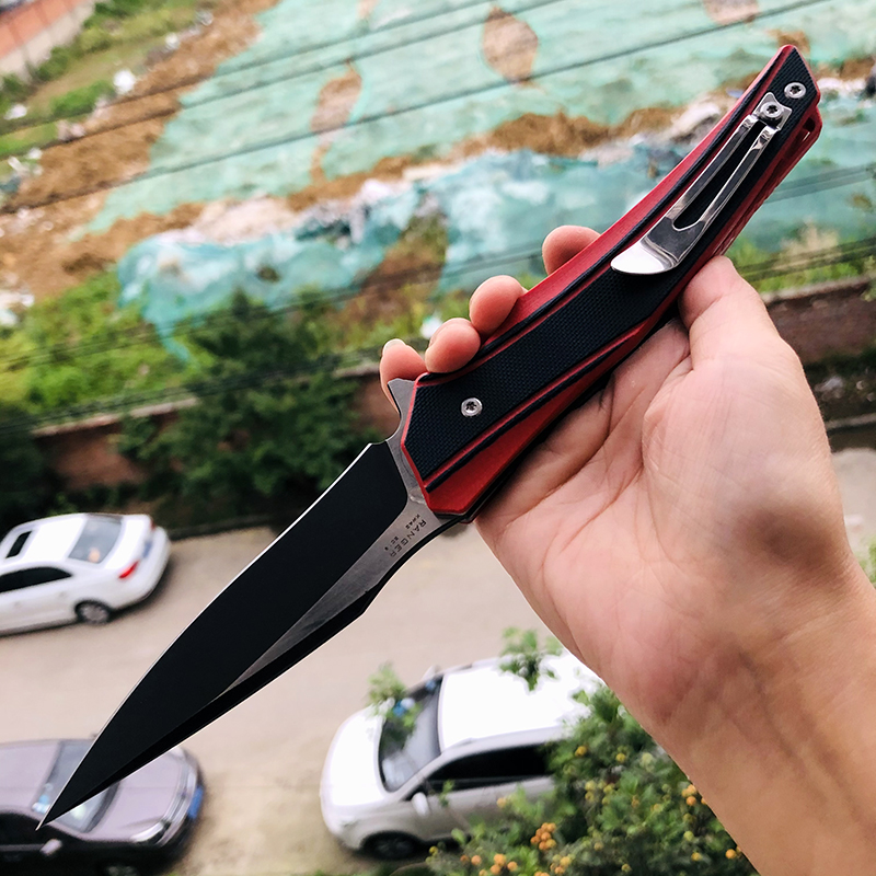 Maxace Knives 游侠 XW42钢 G10柄 黑红 258