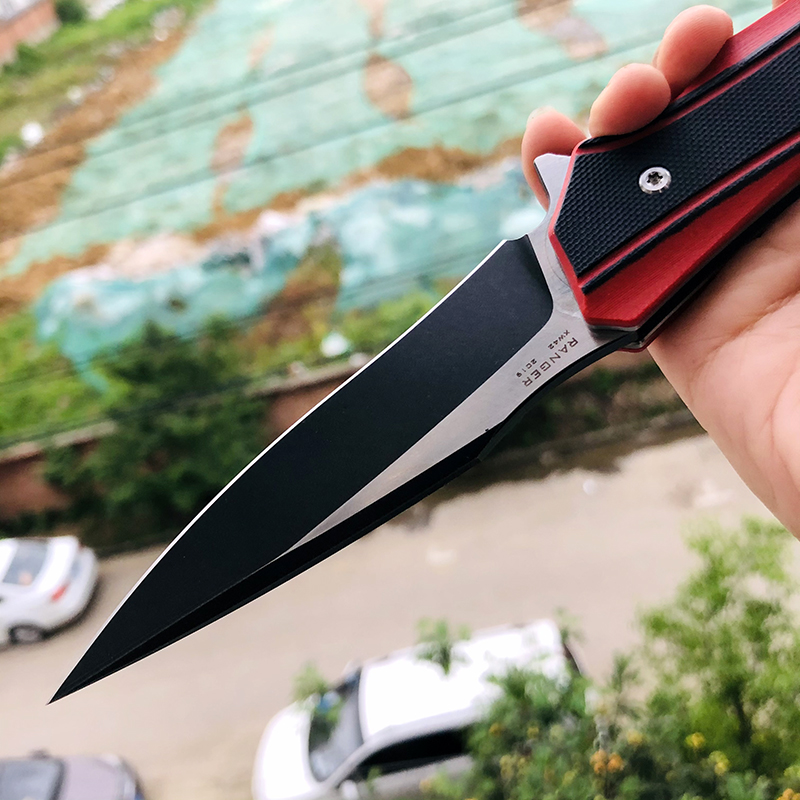 Maxace Knives 游侠 XW42钢 G10柄 黑红 258