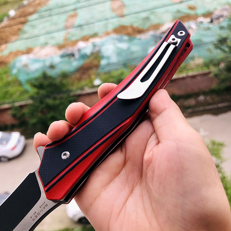 Maxace Knives 游侠 XW42钢 G10柄 黑红 258