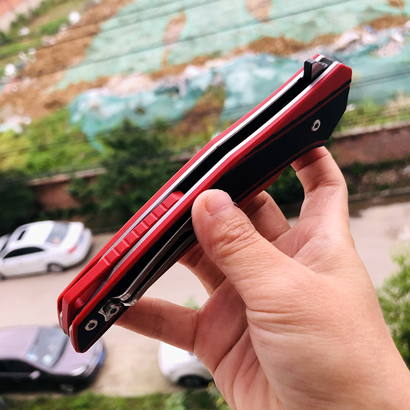 Maxace Knives 游侠 XW42钢 G10柄 黑红 258