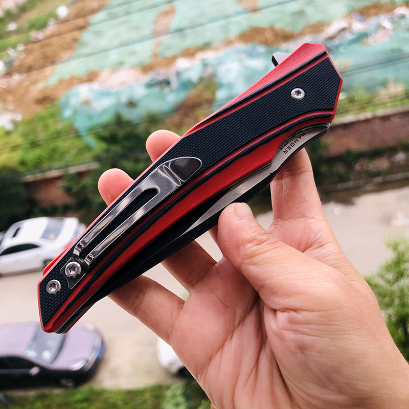 Maxace Knives 游侠 XW42钢 G10柄 黑红 258