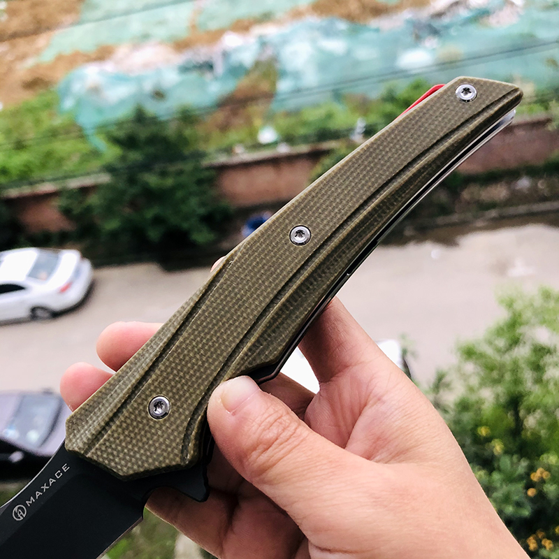 Maxace Knives 游侠 XW42钢 G10柄 深绿色 258