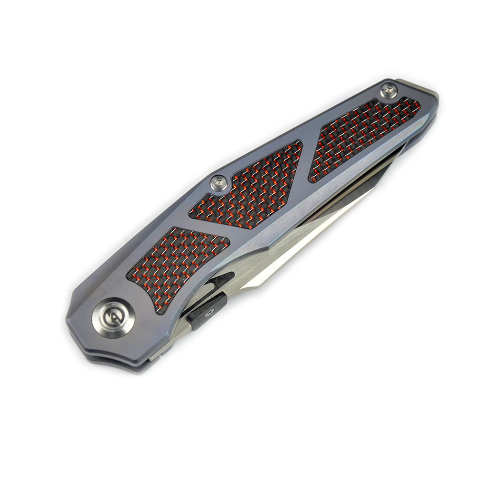 【售完】Maxace Knives 鸢 M390钢 钛柄镶嵌碳纤维 原价980 特惠580
