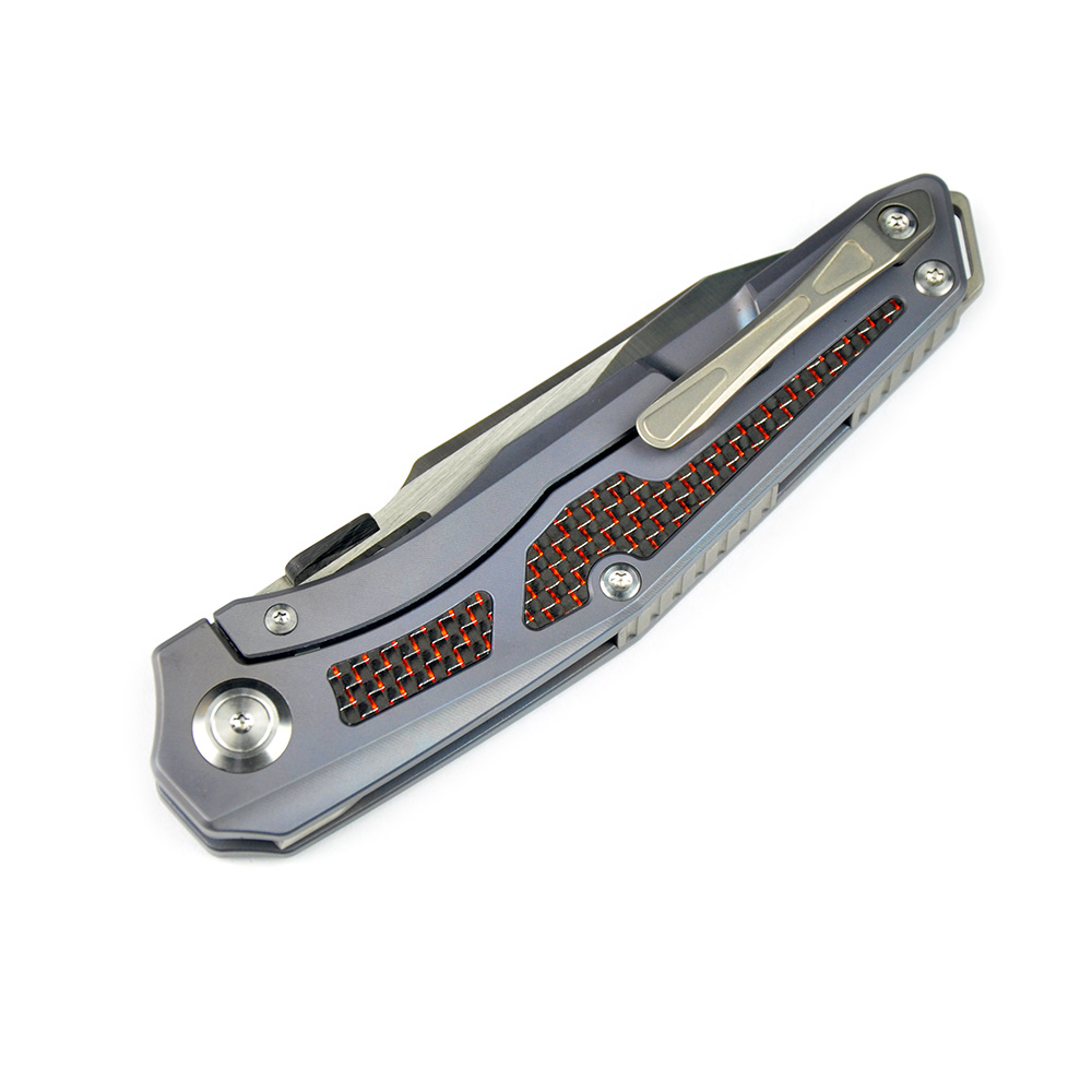 【售完】Maxace Knives 鸢 M390钢 钛柄镶嵌碳纤维 原价980 特惠580