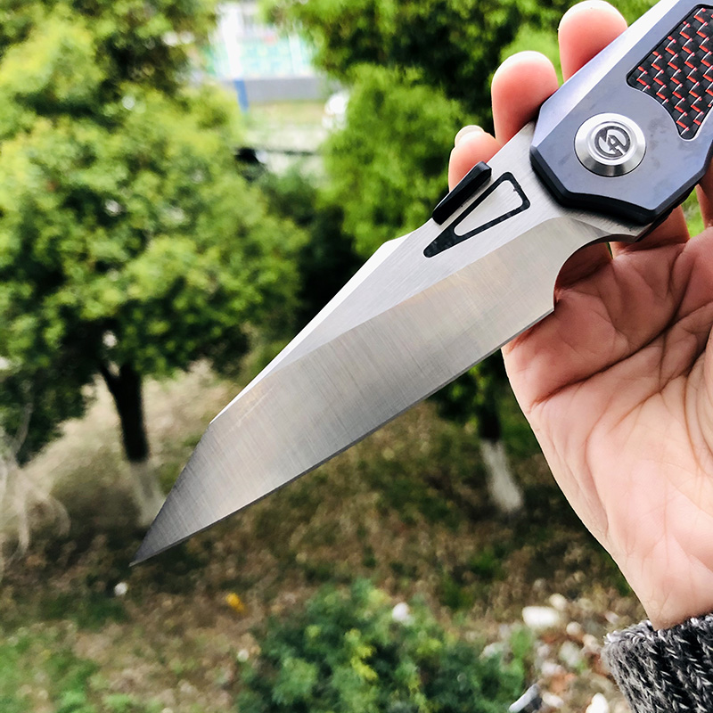 【售完】Maxace Knives 鸢 M390钢 钛柄镶嵌碳纤维 原价980 特惠580