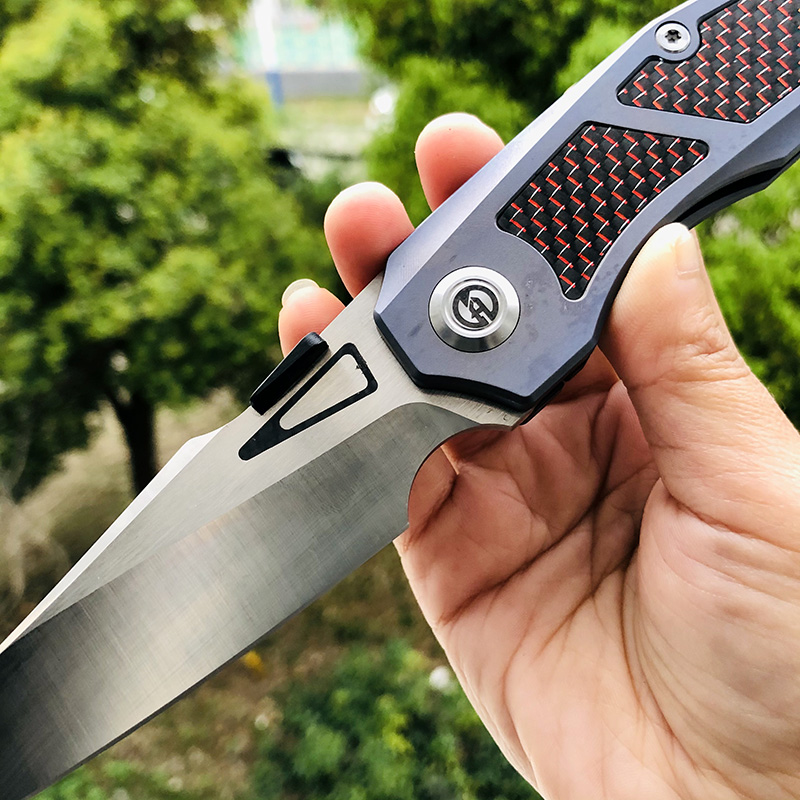 【售完】Maxace Knives 鸢 M390钢 钛柄镶嵌碳纤维 原价980 特惠580
