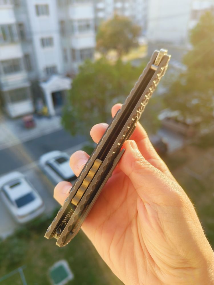 🚫 Maxace Knives 黑曜石 CPM-90V钢 钛合金柄 石洗 1580