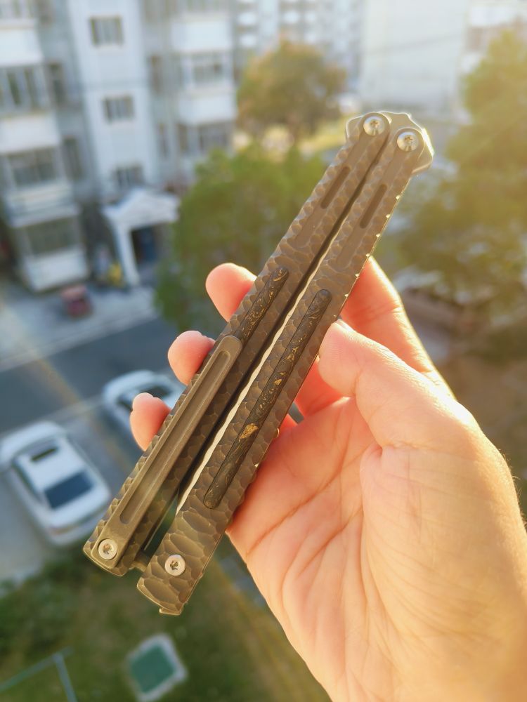 🚫 Maxace Knives 黑曜石 CPM-90V钢 钛合金柄 石洗 1580