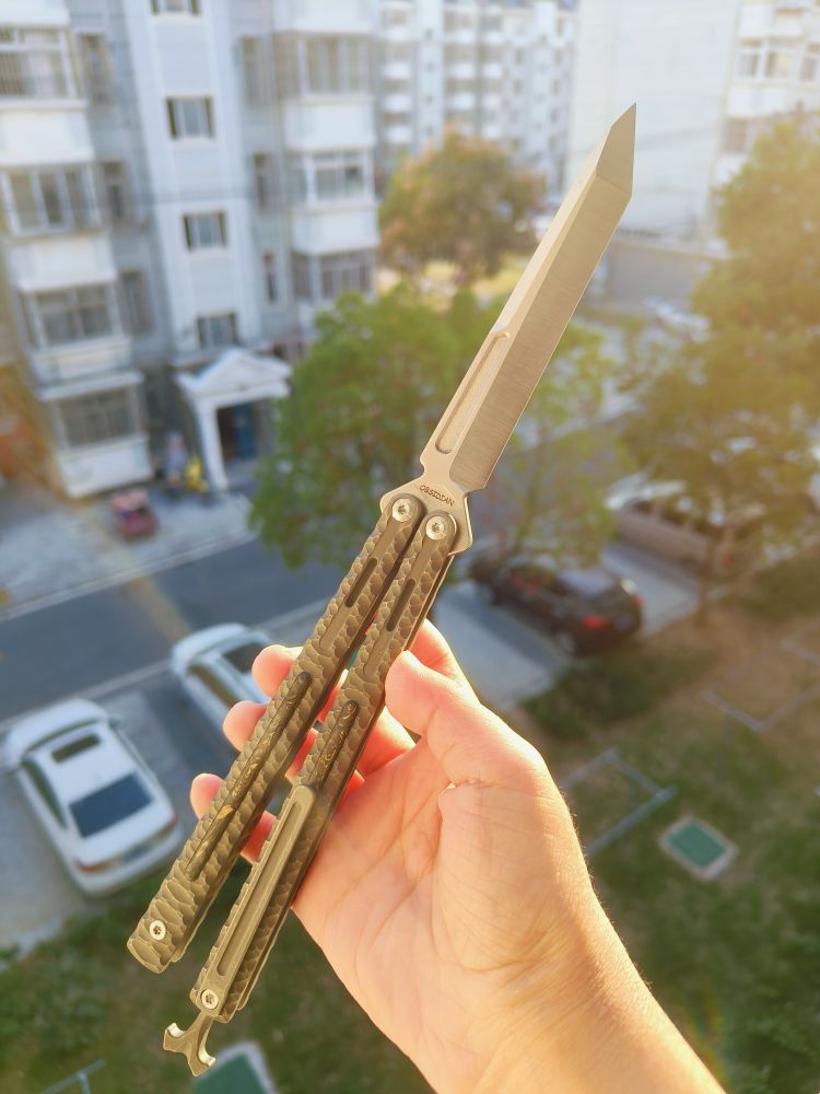 🚫 Maxace Knives 黑曜石 CPM-90V钢 钛合金柄 石洗 1580