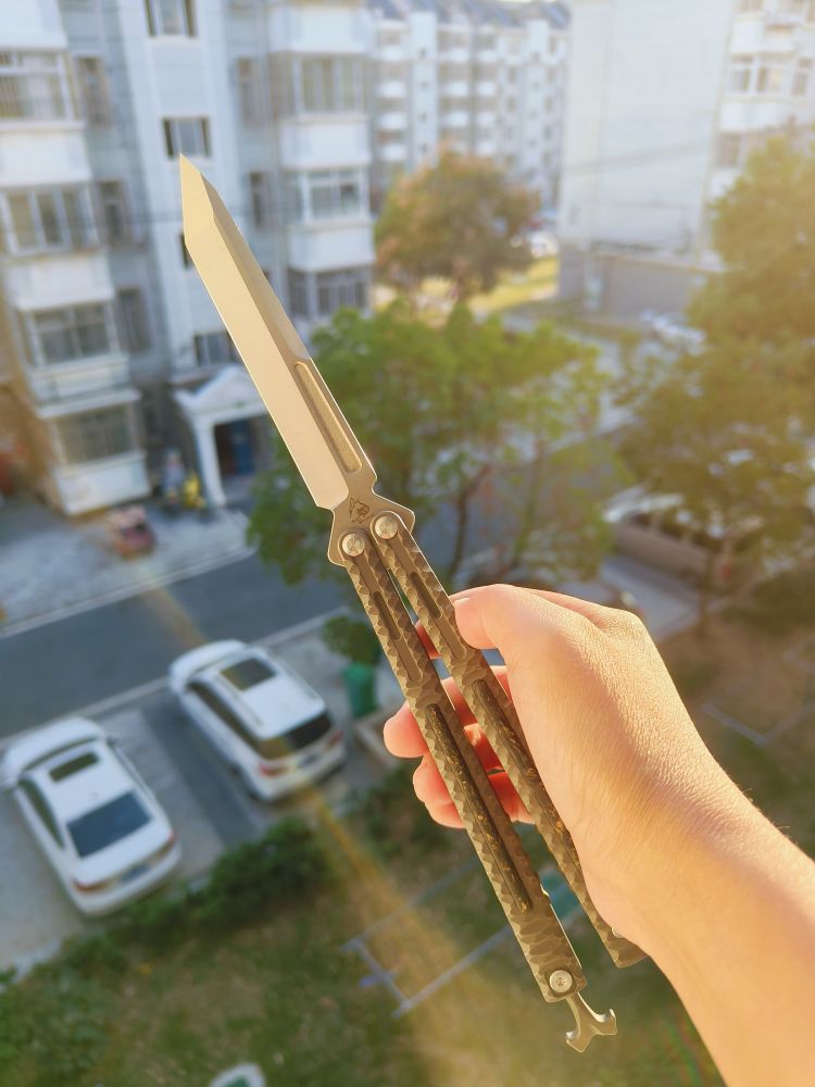 🚫 Maxace Knives 黑曜石 CPM-90V钢 钛合金柄 石洗 1580