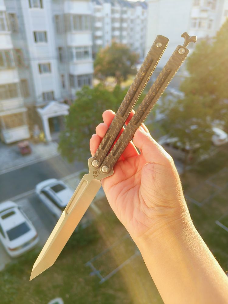 🚫 Maxace Knives 黑曜石 CPM-90V钢 钛合金柄 石洗 1580