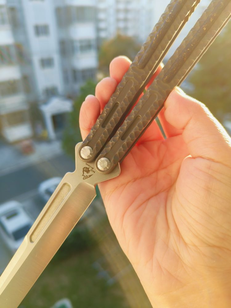 🚫 Maxace Knives 黑曜石 CPM-90V钢 钛合金柄 石洗 1580