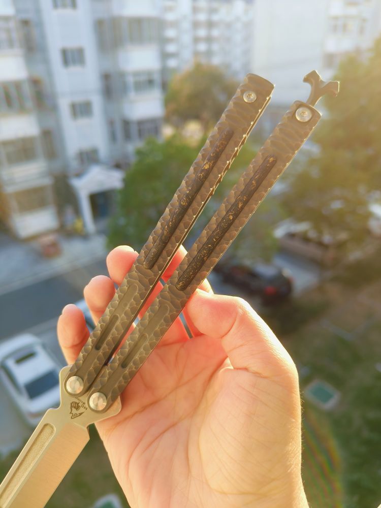 🚫 Maxace Knives 黑曜石 CPM-90V钢 钛合金柄 石洗 1580