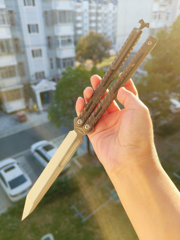 🚫 Maxace Knives 黑曜石 CPM-90V钢 钛合金柄 石洗 1580