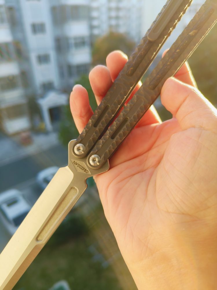 🚫 Maxace Knives 黑曜石 CPM-90V钢 钛合金柄 石洗 1580