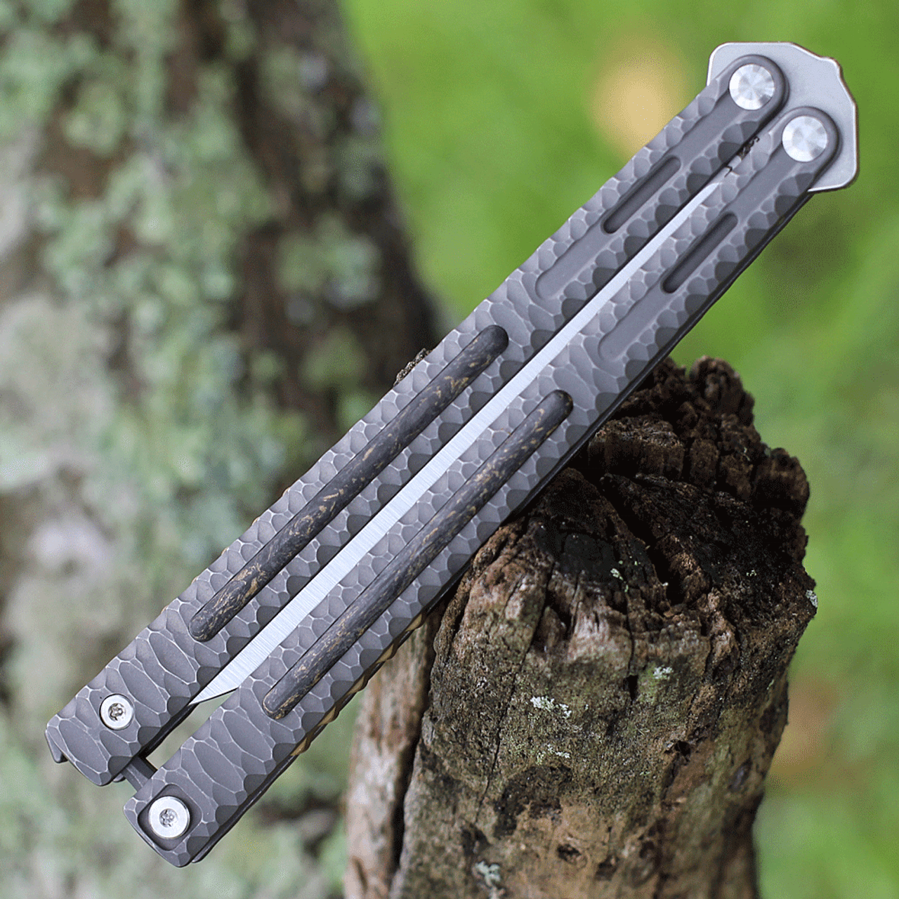 🚫 Maxace Knives 黑曜石 CPM-90V钢 钛合金柄 石洗 1580
