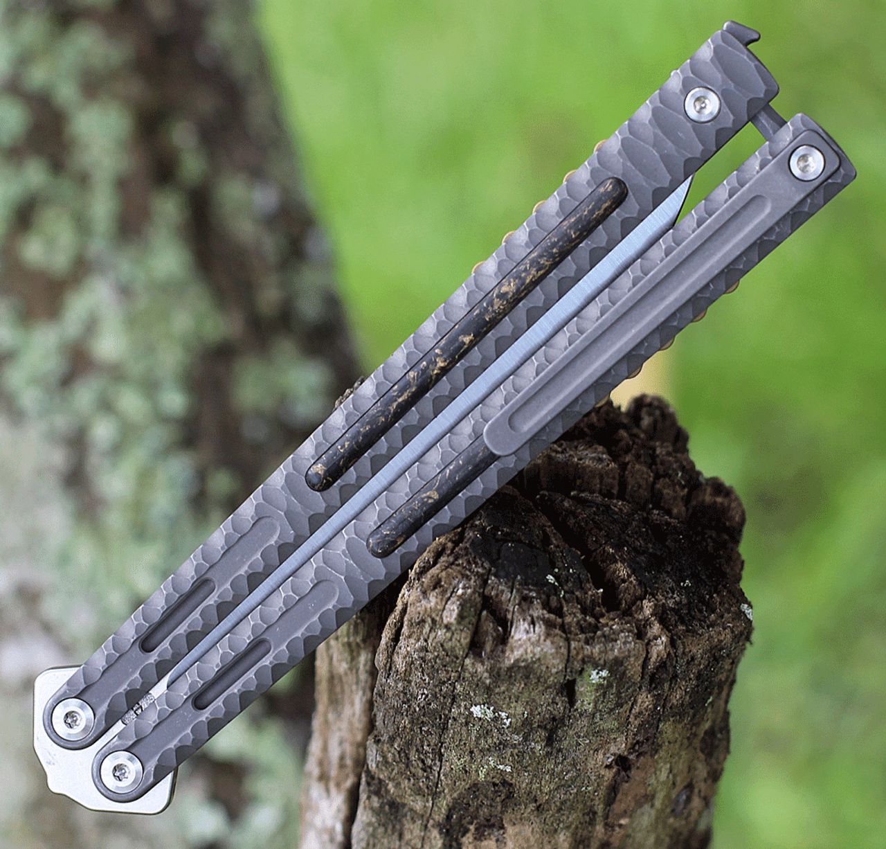 🚫 Maxace Knives 黑曜石 CPM-90V钢 钛合金柄 石洗 1580