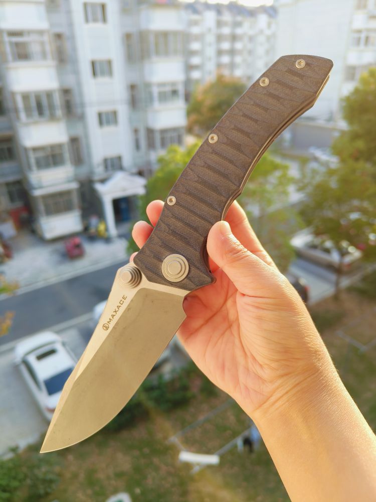 🚫 Maxace Knives 沙尘暴 K110钢 G10柄 380