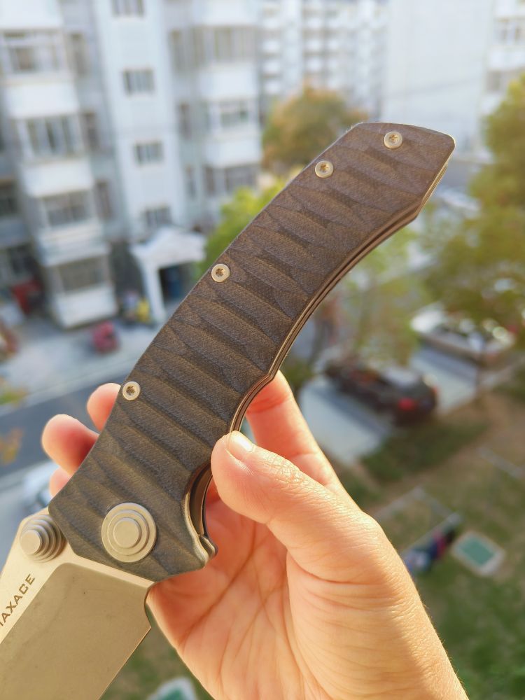 🚫 Maxace Knives 沙尘暴 K110钢 G10柄 380