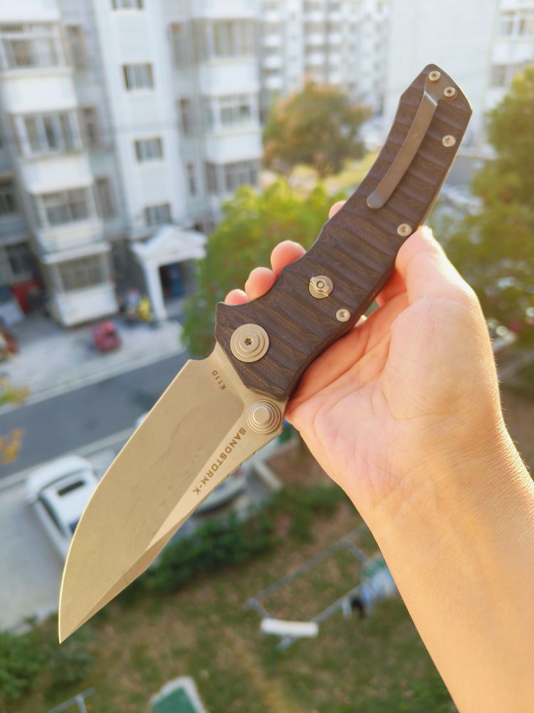 🚫 Maxace Knives 沙尘暴 K110钢 G10柄 380