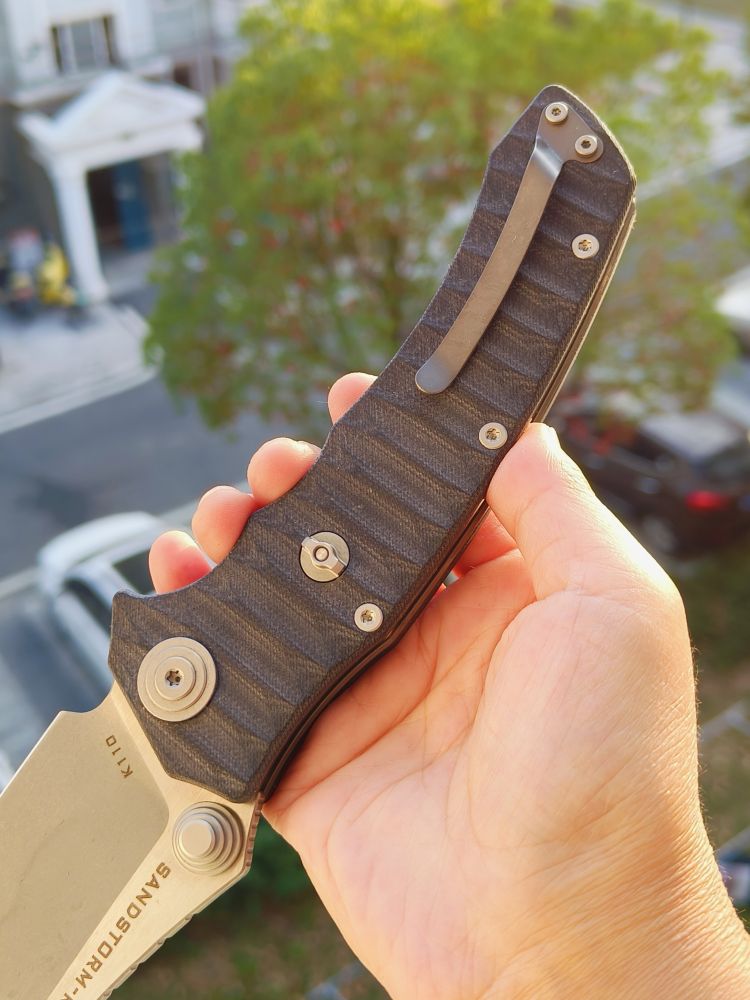 🚫 Maxace Knives 沙尘暴 K110钢 G10柄 380