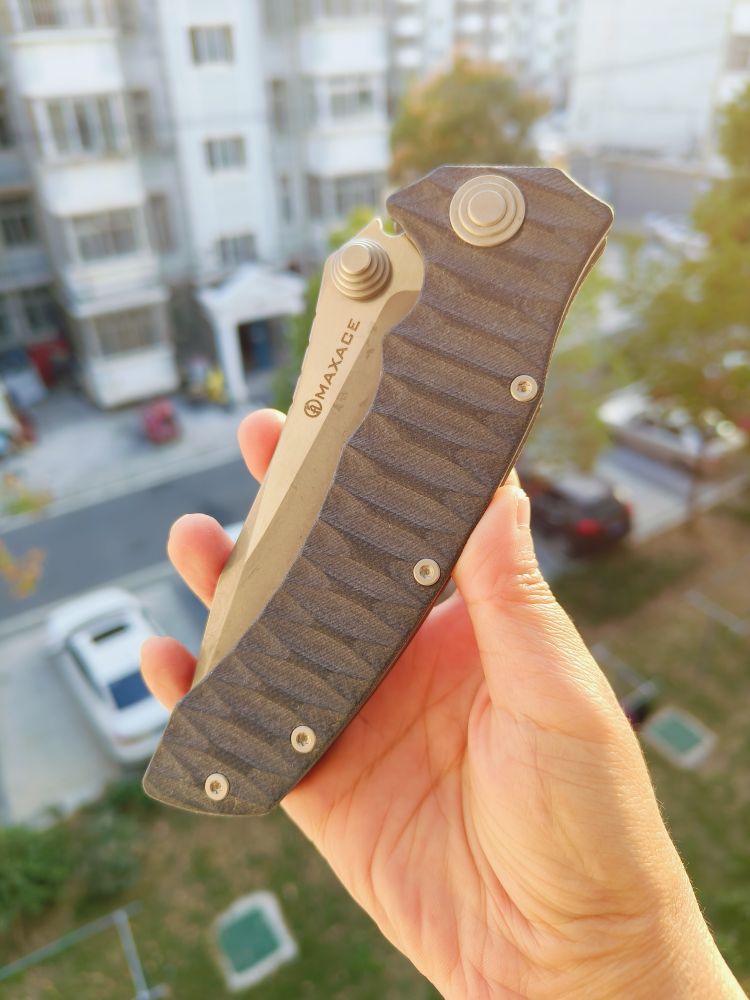 🚫 Maxace Knives 沙尘暴 K110钢 G10柄 380