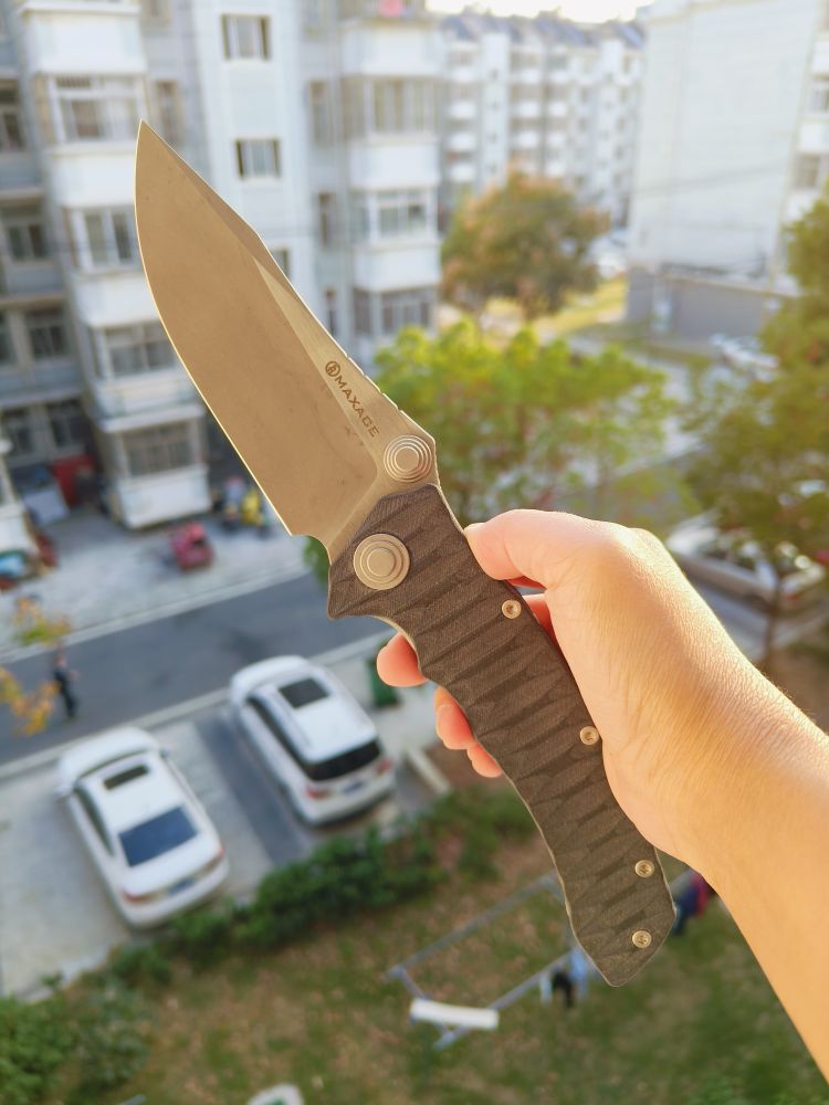 🚫 Maxace Knives 沙尘暴 K110钢 G10柄 380