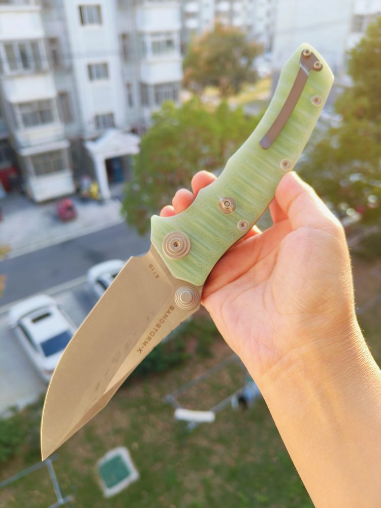 Maxace Knives 沙尘暴 K110钢 G10柄 380