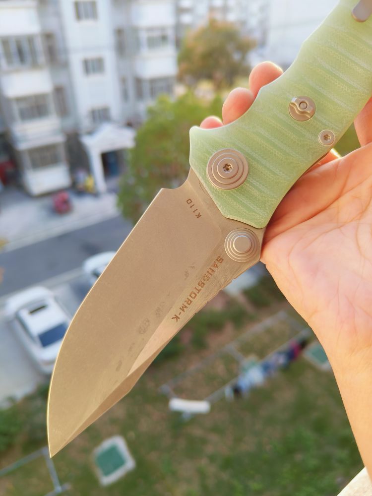 Maxace Knives 沙尘暴 K110钢 G10柄 380