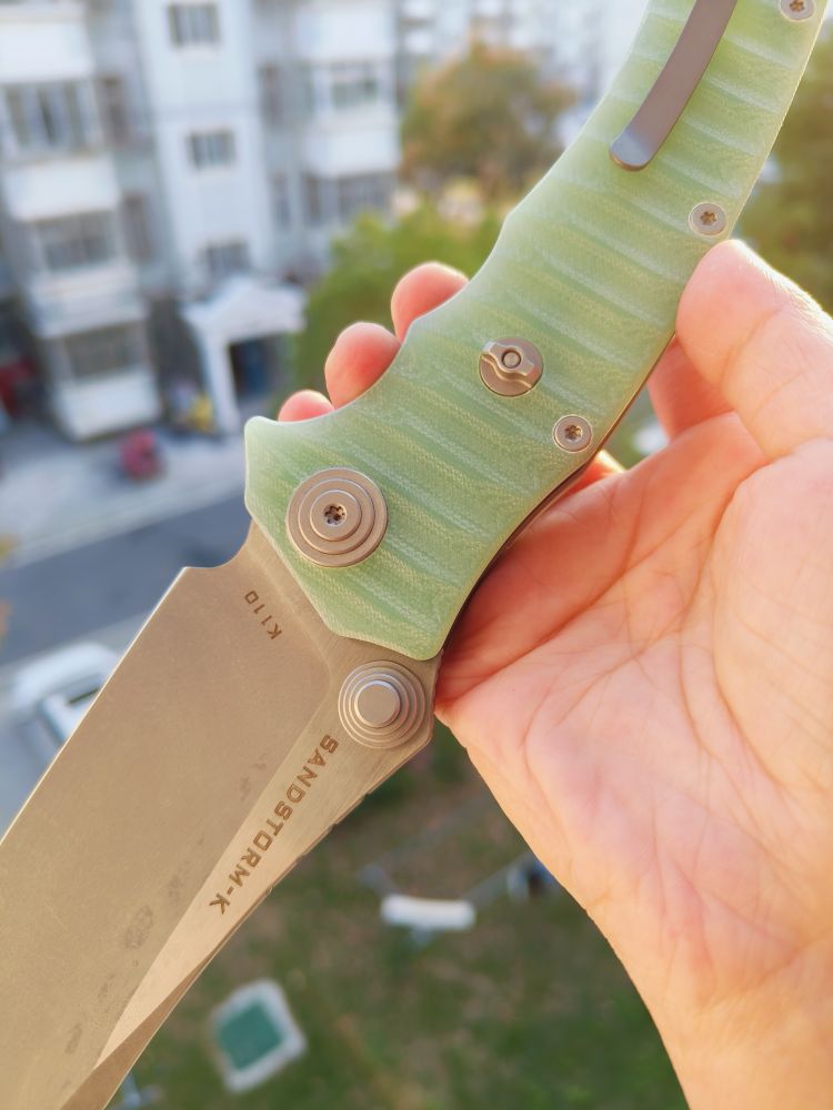 Maxace Knives 沙尘暴 K110钢 G10柄 380