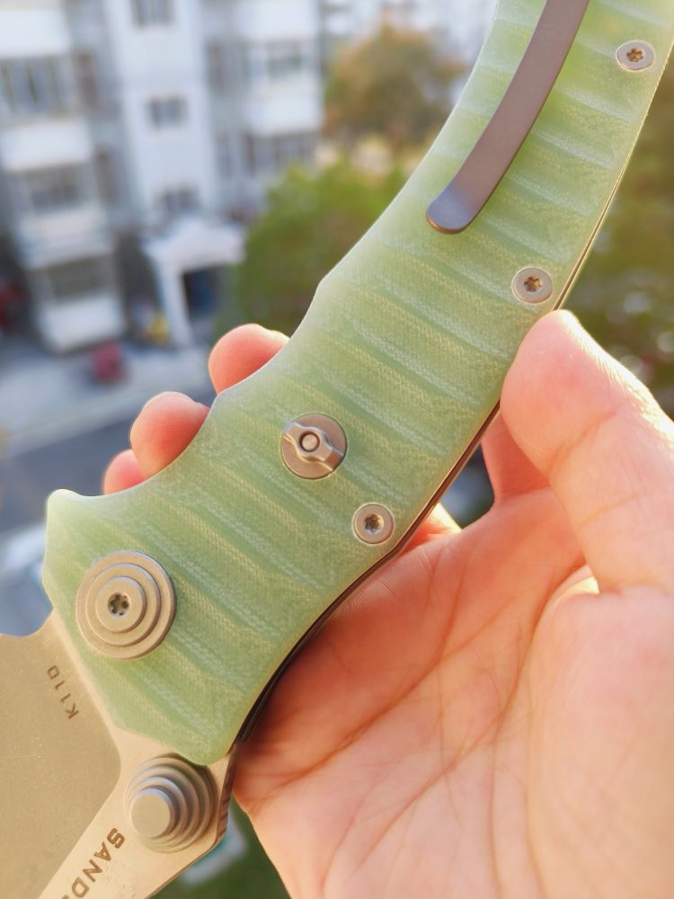 Maxace Knives 沙尘暴 K110钢 G10柄 380