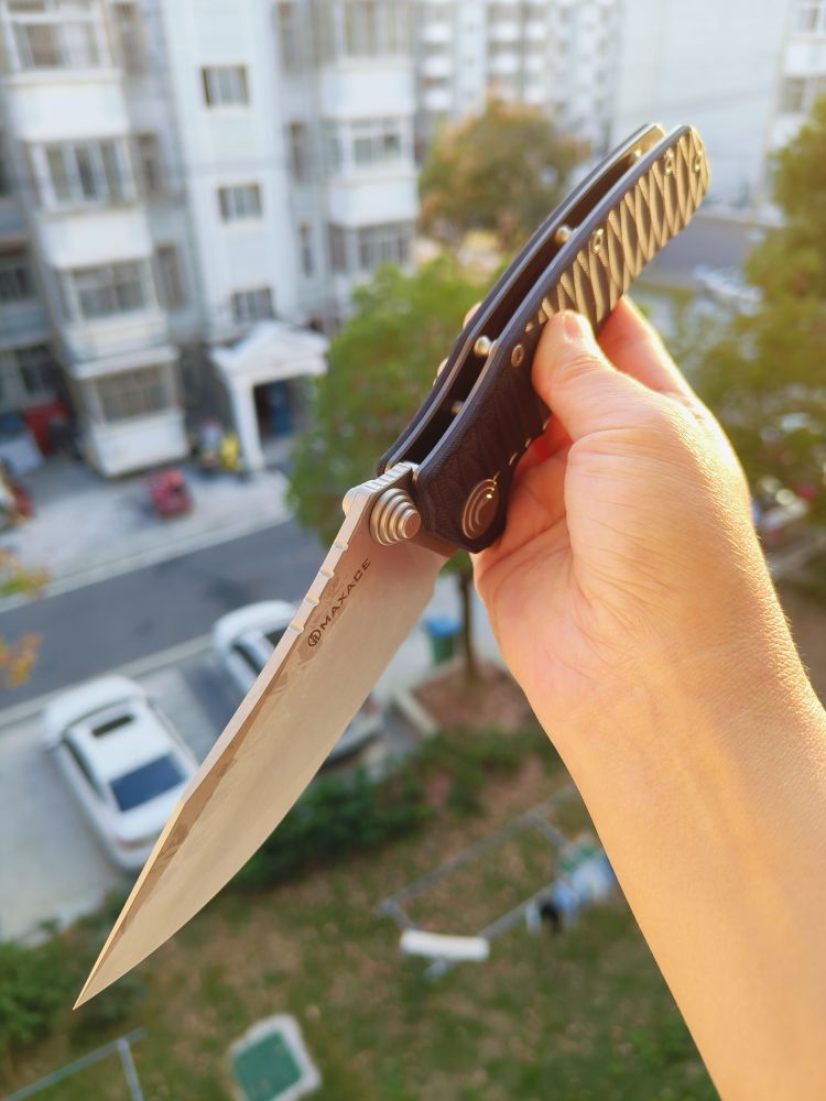 Maxace Knives 沙尘暴 K110钢 G10柄 380