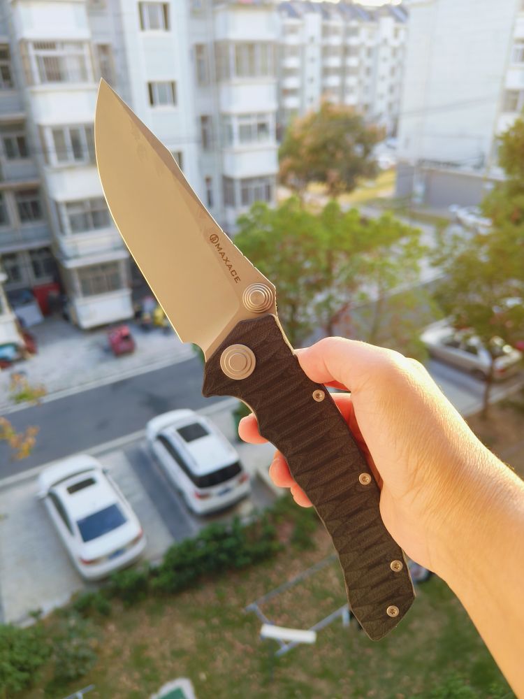 Maxace Knives 沙尘暴 K110钢 G10柄 380