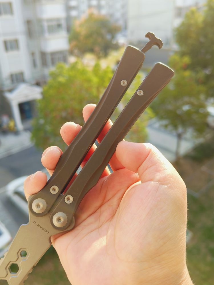 Maxace Knives 罗兰二代 M390刃 钛合金柄 棕色 998