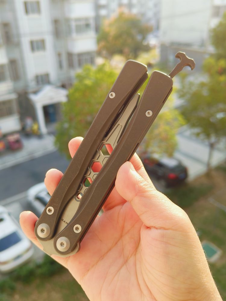 Maxace Knives 罗兰二代 M390刃 钛合金柄 棕色 998