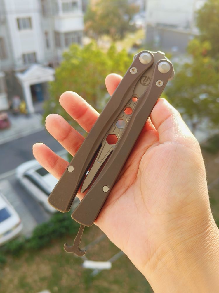 🚫 Maxace Knives 罗兰二代 M390刃 钛合金柄 棕色 原价998 促销价750