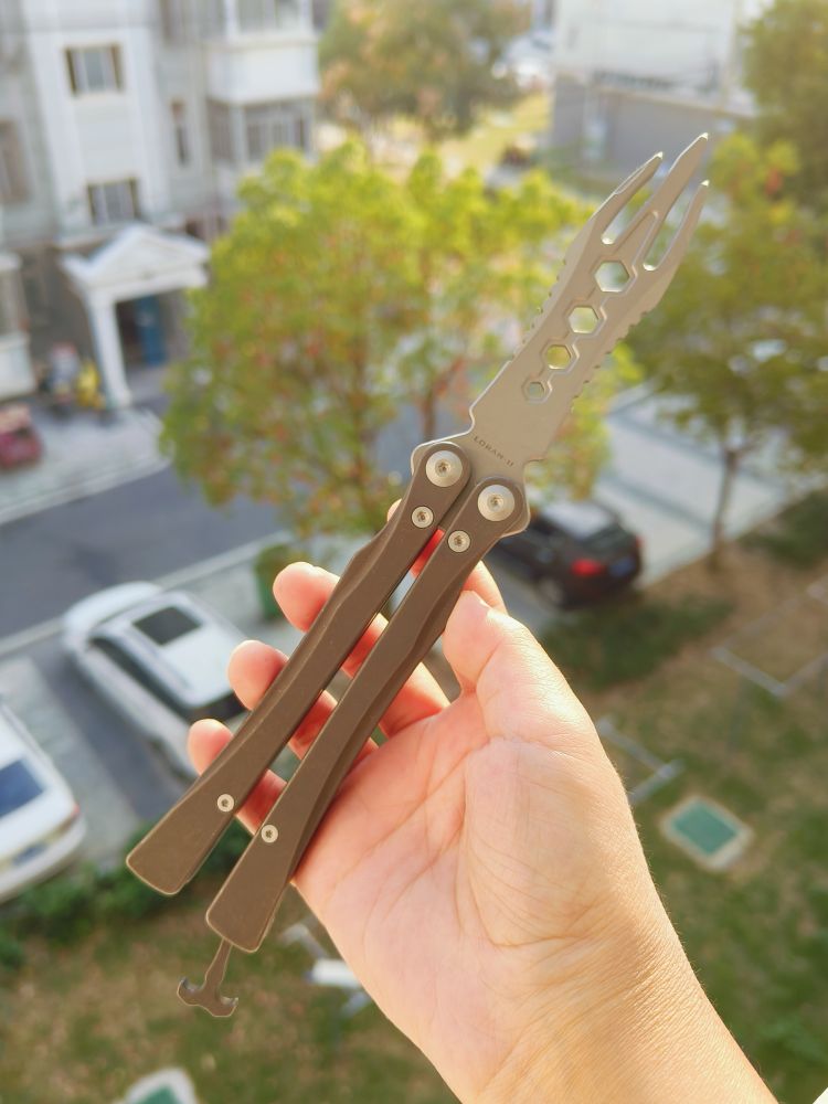 🚫 Maxace Knives 罗兰二代 M390刃 钛合金柄 棕色 原价998 促销价750