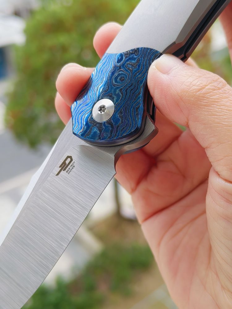 【特惠】Bestech Knives M390钢 钛合金柄镶嵌锆马 BT2111D 原价3600 特惠2800