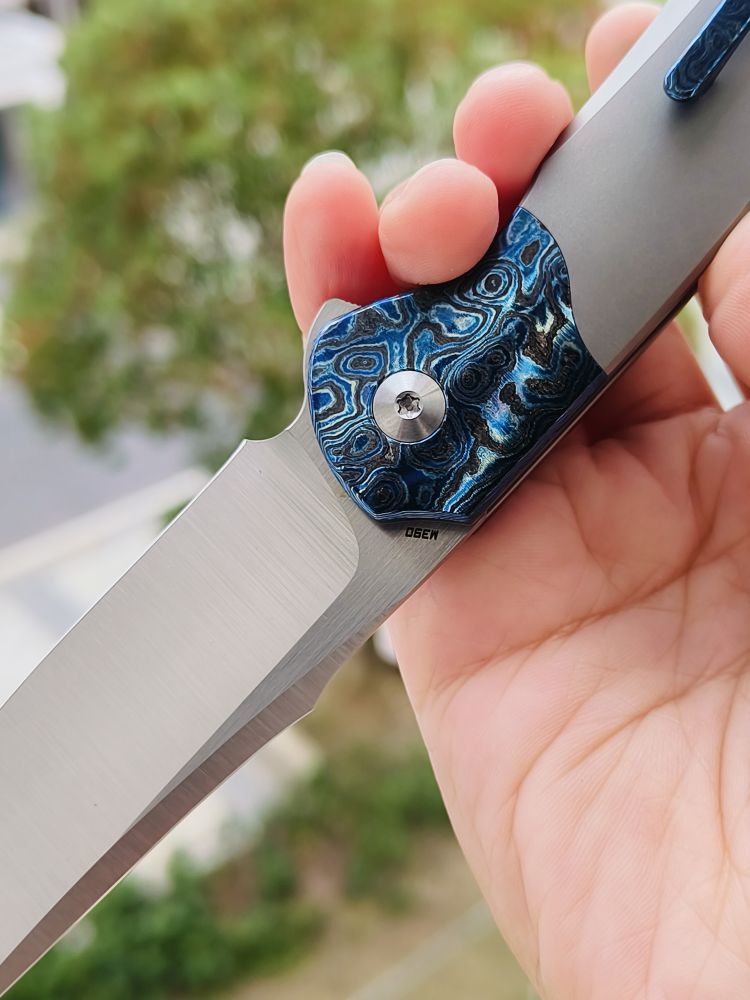 【特惠】Bestech Knives M390钢 钛合金柄镶嵌锆马 BT2111D 原价3600 特惠2800