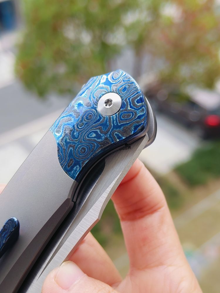 【特惠】Bestech Knives M390钢 钛合金柄镶嵌锆马 BT2111D 原价3600 特惠2800
