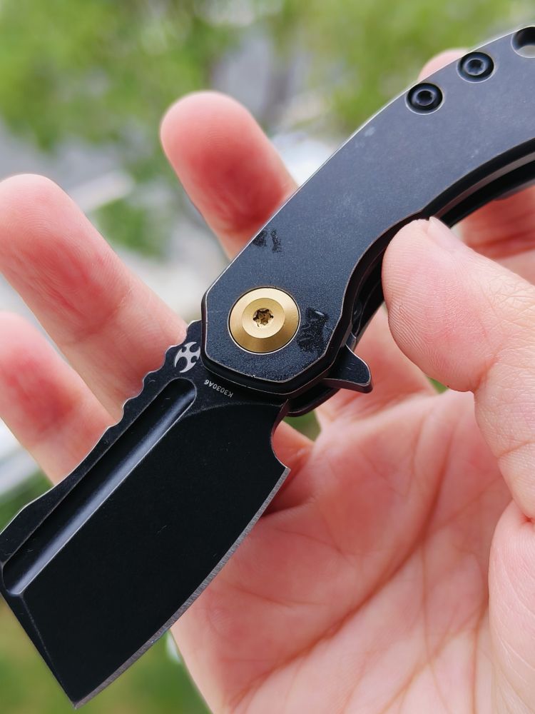 🚫 Kansept Knives Mini Korvid S35VN钢 钛合金柄 K3030A6
