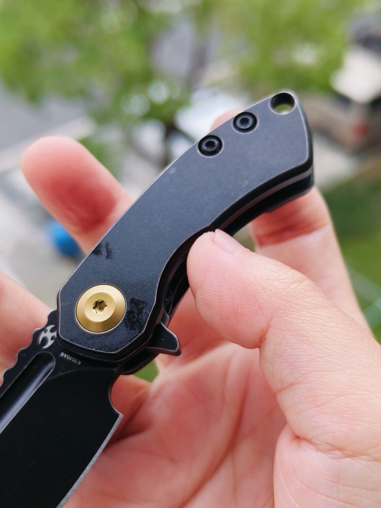 🚫 Kansept Knives Mini Korvid S35VN钢 钛合金柄 K3030A6