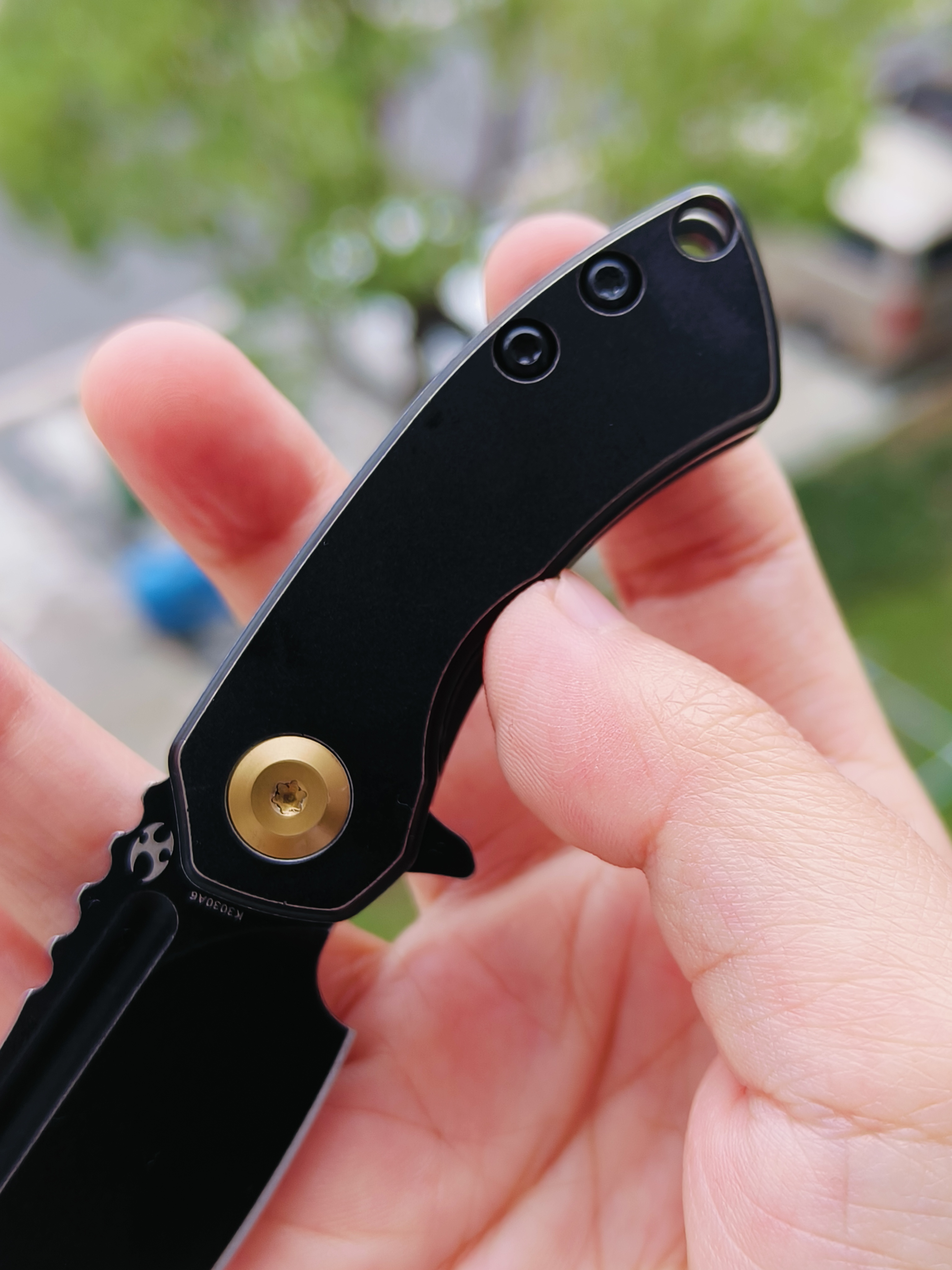 🚫 Kansept Knives Mini Korvid S35VN钢 钛合金柄 K3030A6
