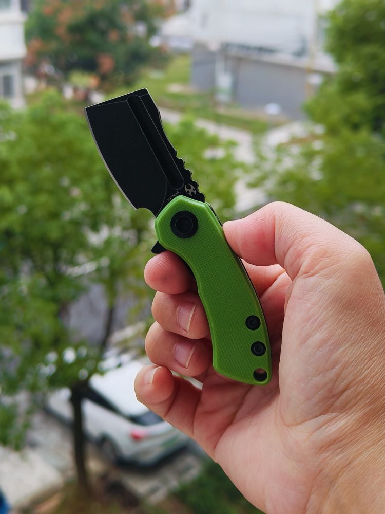 Kansept Knives Mini Korvid 154CM钢 G10柄 T3030A8 绿色