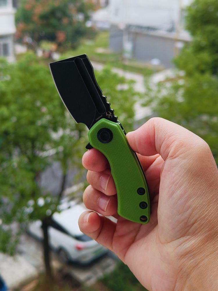 Kansept Knives Mini Korvid 154CM钢 G10柄 T3030A8 绿色