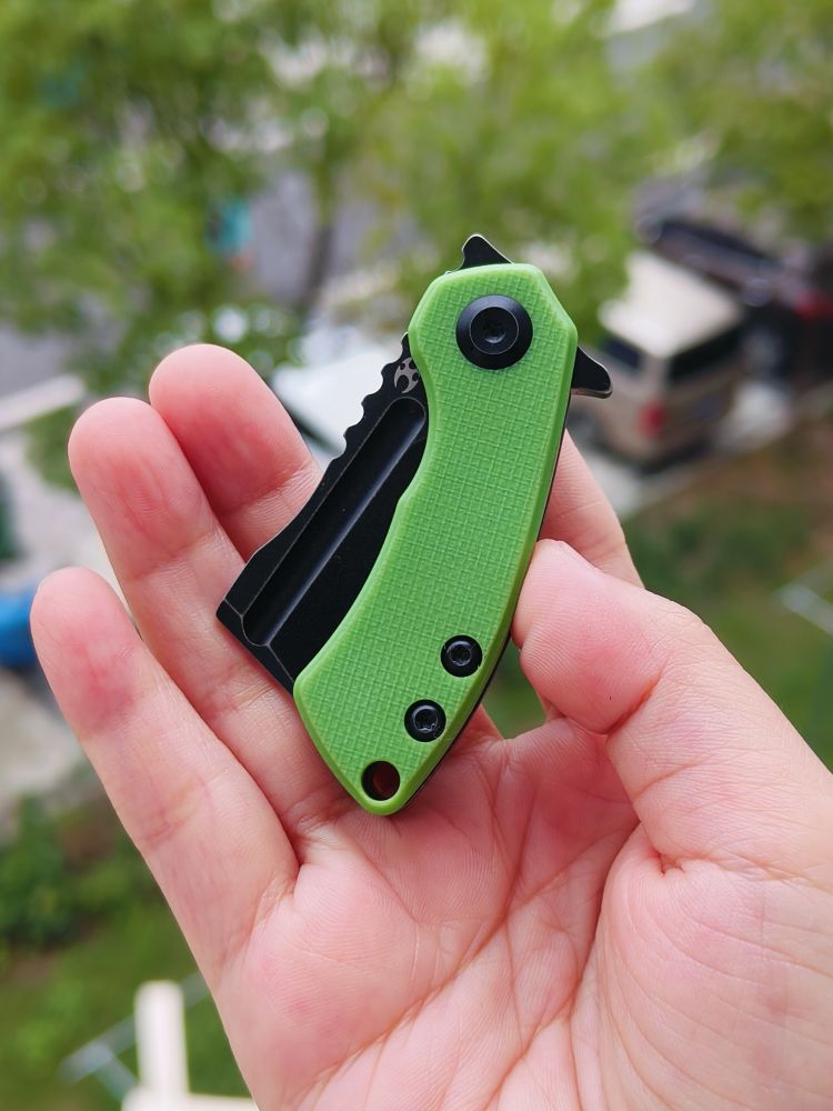 Kansept Knives Mini Korvid 154CM钢 G10柄 T3030A8 绿色