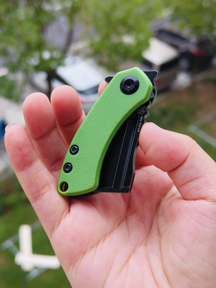 Kansept Knives Mini Korvid 154CM钢 G10柄 T3030A8 绿色