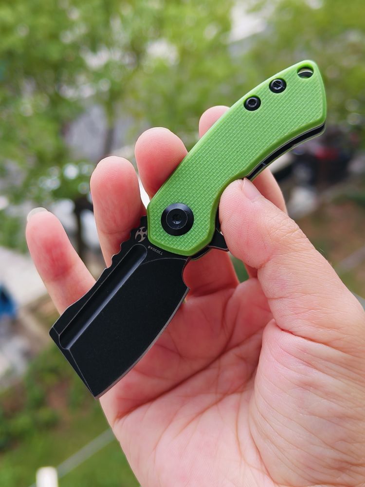 Kansept Knives Mini Korvid 154CM钢 G10柄 T3030A8 绿色
